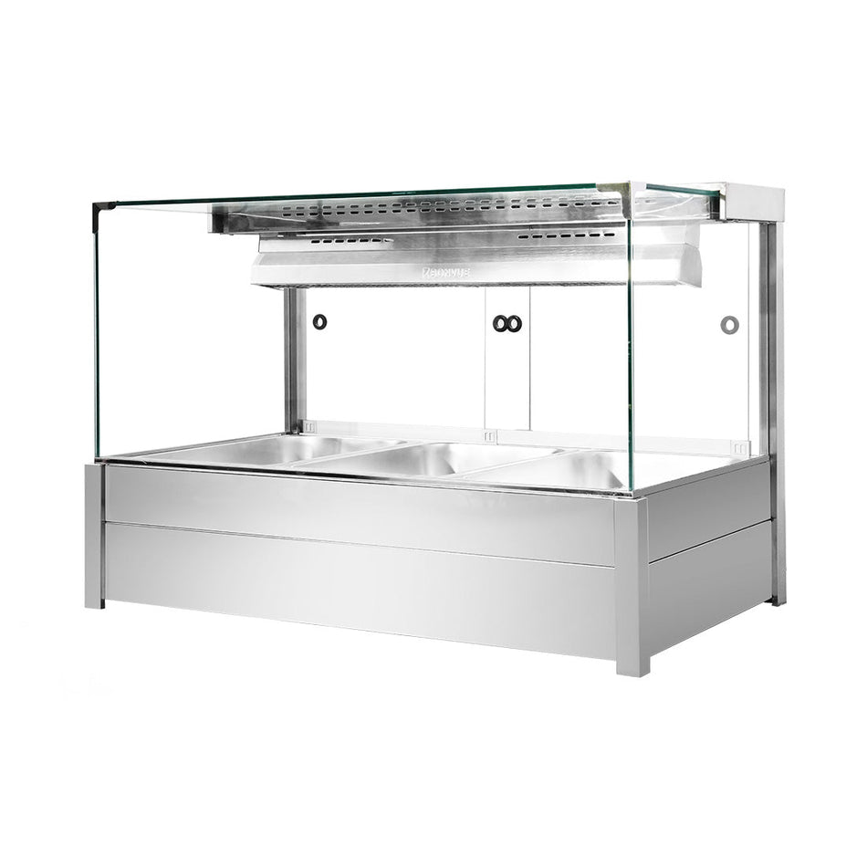 Bonvue Square Countertop Wet and Dry Bain Marie BM11SC - Commercial Kitchen Appliances