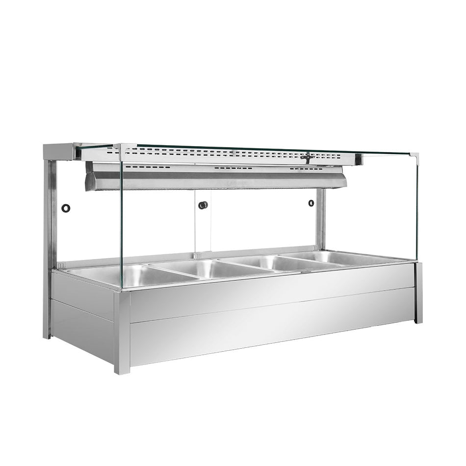 Bonvue Square Countertop Wet and Dry Bain Marie BM14SC - Commercial Kitchen Appliances