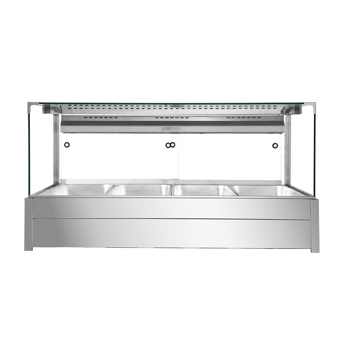Bonvue Square Countertop Wet and Dry Bain Marie BM14SC - Commercial Kitchen Appliances