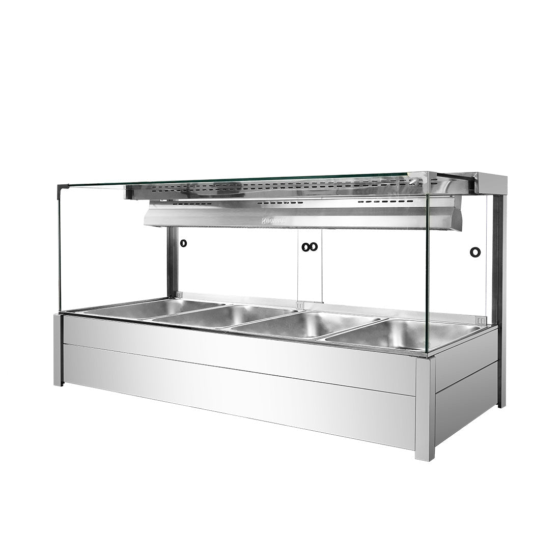 Bonvue Square Countertop Wet and Dry Bain Marie BM14SC - Commercial Kitchen Appliances