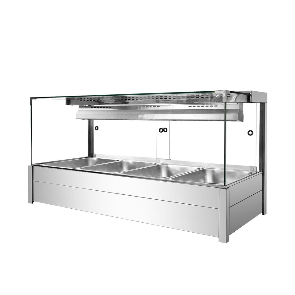 Bonvue Square Countertop Wet and Dry Bain Marie BM14SC - Commercial Kitchen Appliances
