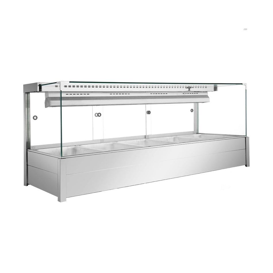 Bonvue Square Countertop Wet and Dry Bain Marie BM17SC - Commercial Kitchen Appliances