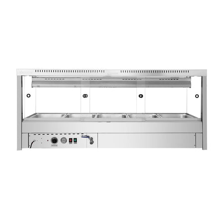 Bonvue BM17SC wet and dry bain marie — GN pan layout in the well