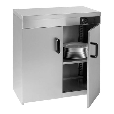 Bonvue Stainless Steel Double Cabinet Plate Warmer 120 Plates PW - DE - Commercial Kitchen Appliances