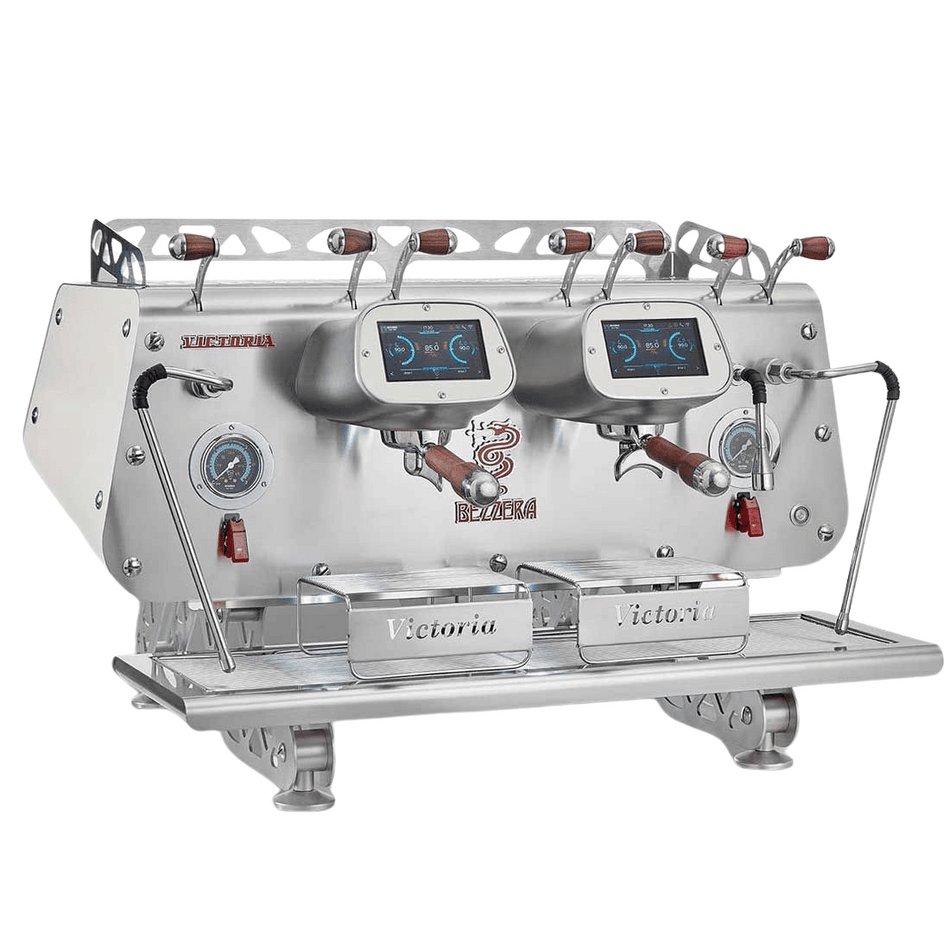 Bezzera VICTORIA White 2-Group Professional Espresso Machine - BZVICTORIA2W