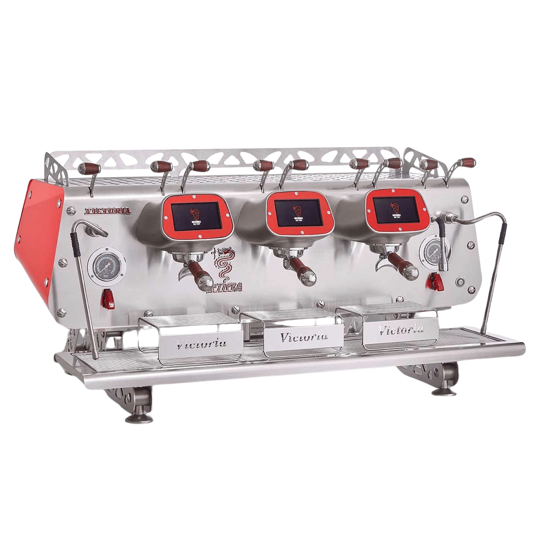 Bezzera VICTORIA Red 3 - Group Professional Espresso Machine - BZVICTORIA3R - Commercial Kitchen Appliances
