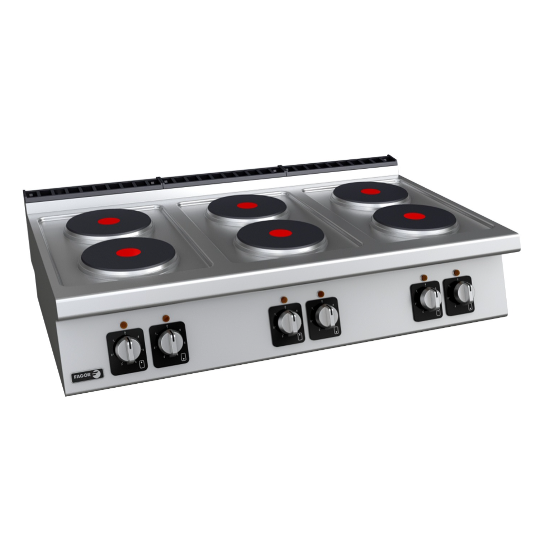 Fagor Kore 700 Series Bench Top 6 Electric Burners C - E760 - Commercial Kitchen Appliances