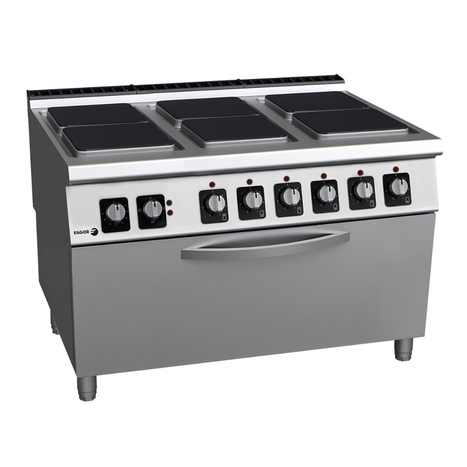 Fagor Kore 900 Series Electric 6 Burner with oven C-E961OP