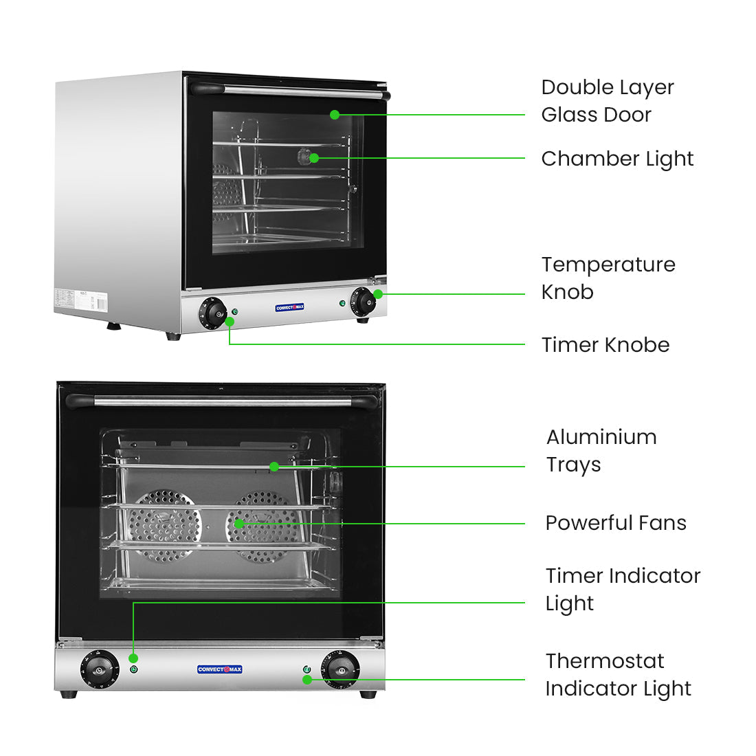 ConvectMAX Convectmax Oven / 50 To 300°C YXD - 1AE - Commercial Kitchen Appliances