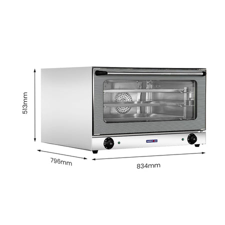 ConvectMax Heavy Duty Stainless Steel 240V/15A Convection Oven YXD - 8A - 3E - Commercial Kitchen Appliances