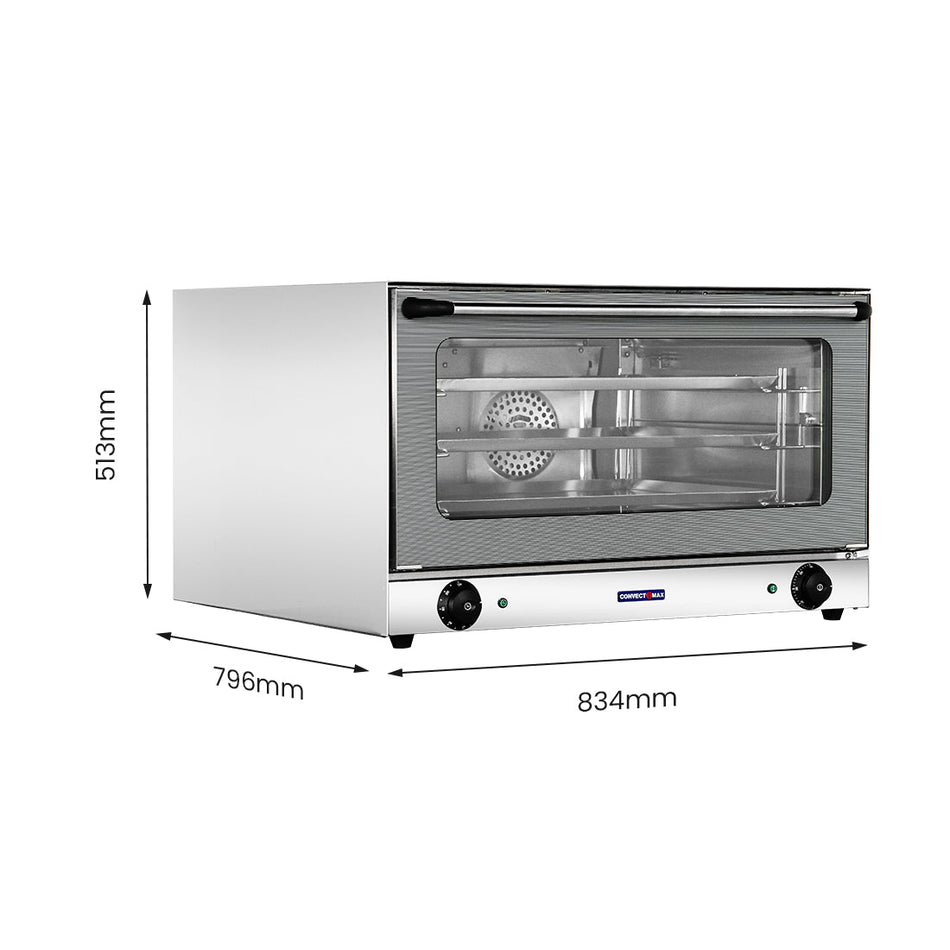 ConvectMax Heavy Duty Stainless Steel 240V/15A Convection Oven YXD - 8A - 3E - Commercial Kitchen Appliances