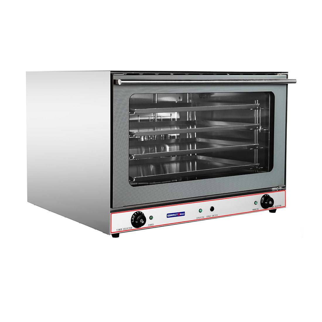 ConvectMax YXD-8A/15E 4-tray convection oven with steam — front view
