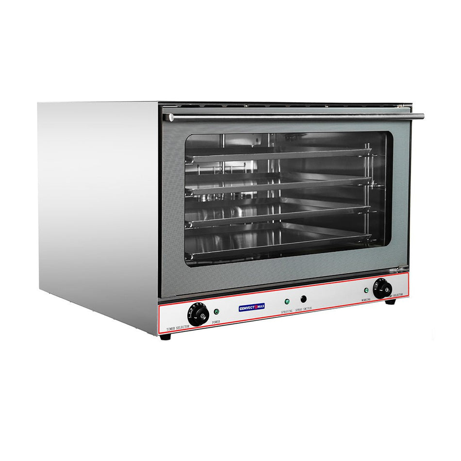 ConvectMax YXD-8A/15E 4-tray convection oven with steam — front view