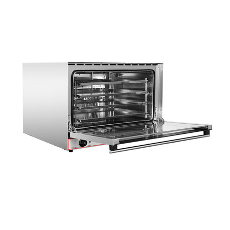 ConvectMax YXD-8A/15E — door open showing 4-tray cavity