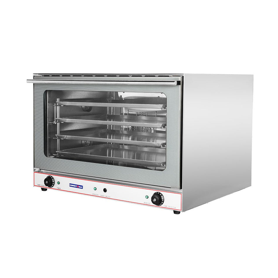 ConvectMax Heavy Duty Stainless Steel Convection Oven W/ Press Button Steam YXD - 8AE - Commercial Kitchen Appliances