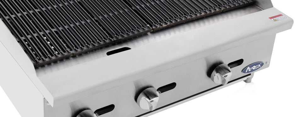 CookRite 1220mm Char - Rock Broiler ATCB - 48 - Commercial Kitchen Appliances