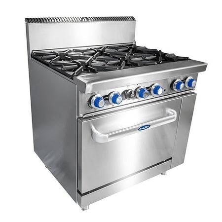 Cookrite 6 Burner With Oven W914 X D790 X H1165 - Commercial Kitchen Appliances
