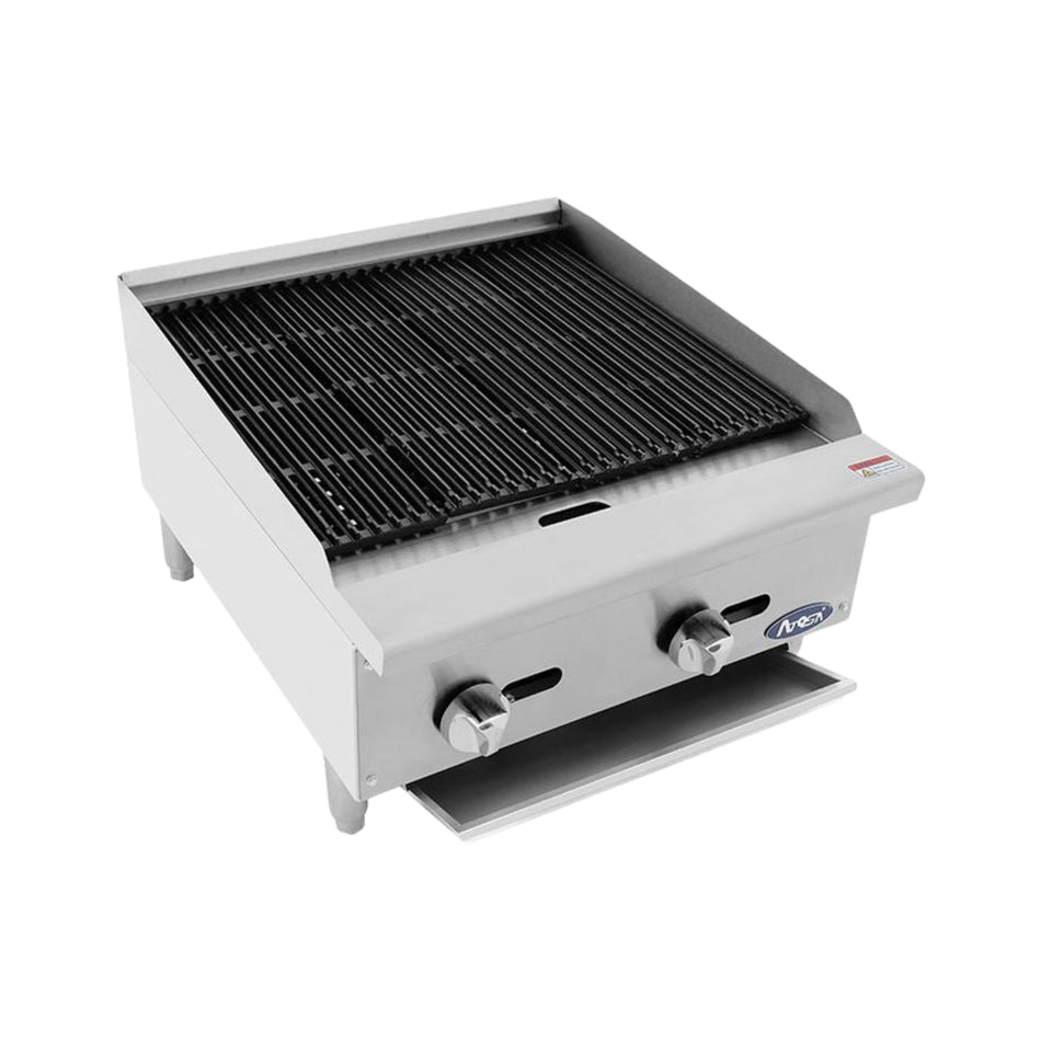 CookRite 610mm Radiant Broiler NG - commercial kitchen equipment - ATRC-24-NG-SM