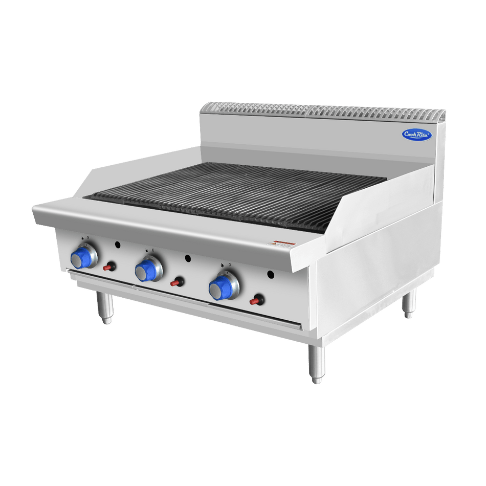 CookRite Countertop 900mm Char Grill AT80G9C - C - Commercial Kitchen Appliances