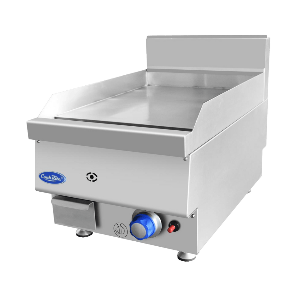 CookRite Countertop Gas Griddle 400mm Hotplate NG AT65G4G - C - NG - Commercial Kitchen Appliances