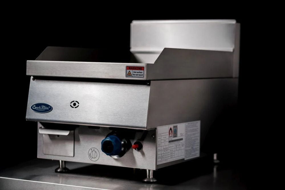 CookRite Countertop Gas Griddle 400mm Hotplate NG AT65G4G - C - NG - Commercial Kitchen Appliances
