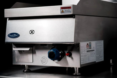 CookRite Countertop Gas Griddle 400mm Hotplate NG AT65G4G - C - NG - Commercial Kitchen Appliances