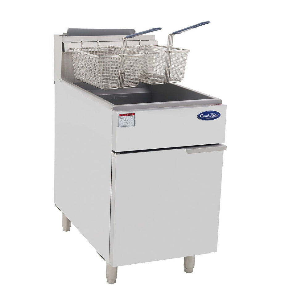 CookRite Freestanding 5 Tubes Gas Deep Fryer ATFS - 75 - Commercial Kitchen Appliances
