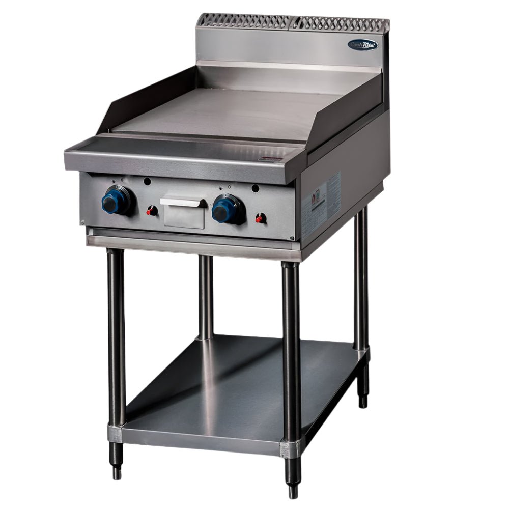 CookRite Freestanding 600mm Gas Griddle Hotplate with Stand AT80G6G - F - Commercial Kitchen Appliances