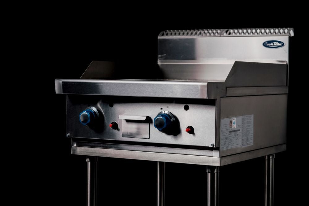 CookRite Freestanding 600mm Gas Griddle Hotplate with Stand AT80G6G - F - Commercial Kitchen Appliances