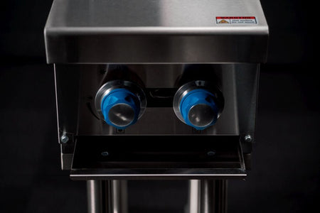 CookRite Freestanding Gas Cooktop 2 Burners Stove with Stand NG AT80G2B - F - Commercial Kitchen Appliances