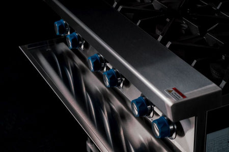 CookRite Freestanding Gas Cooktop 6 Burners Stove with Stand AT80G6B - F - Commercial Kitchen Appliances