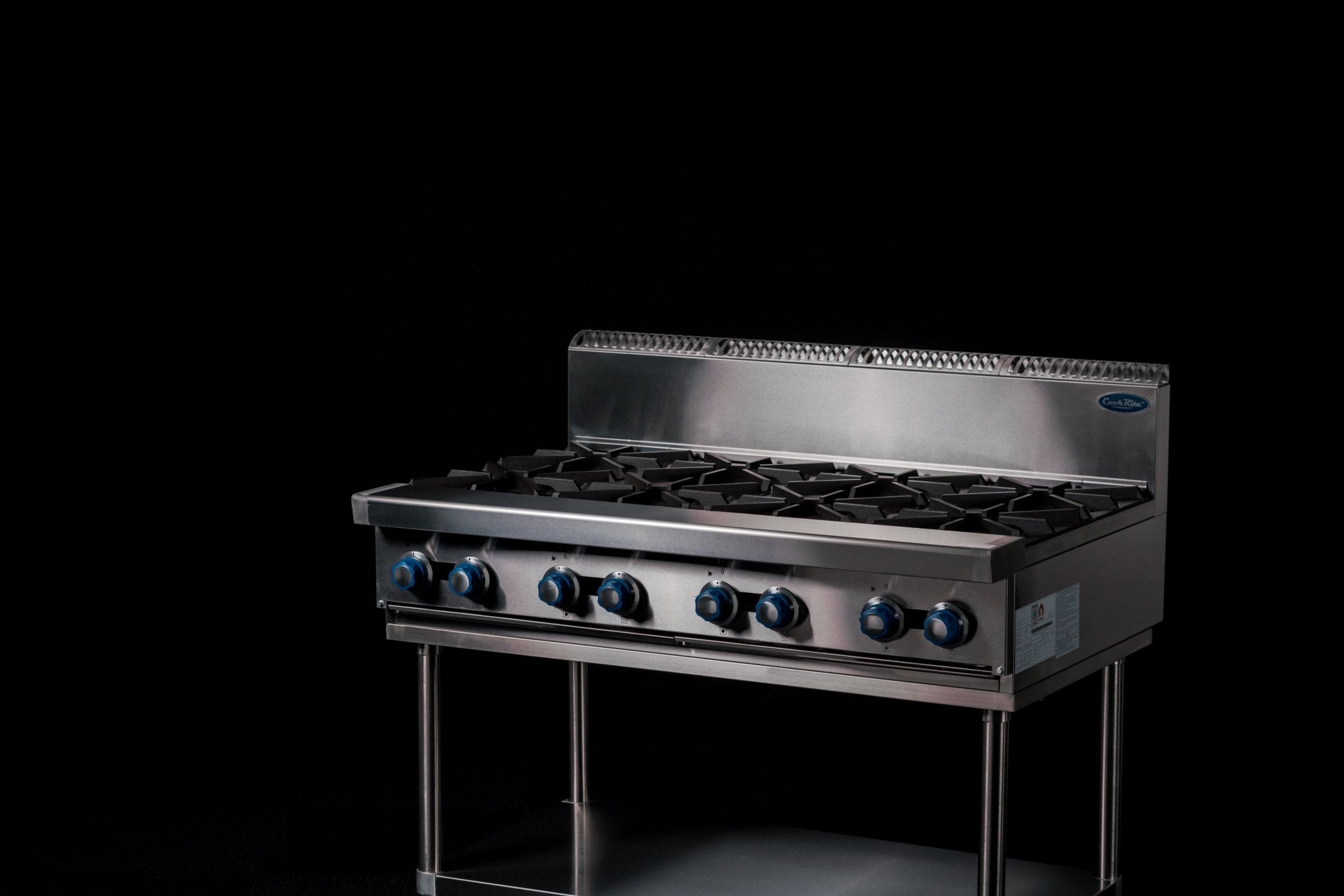 CookRite Freestanding Gas Cooktop 8 Burners Stove with Stand AT80G8B - F - Commercial Kitchen Appliances