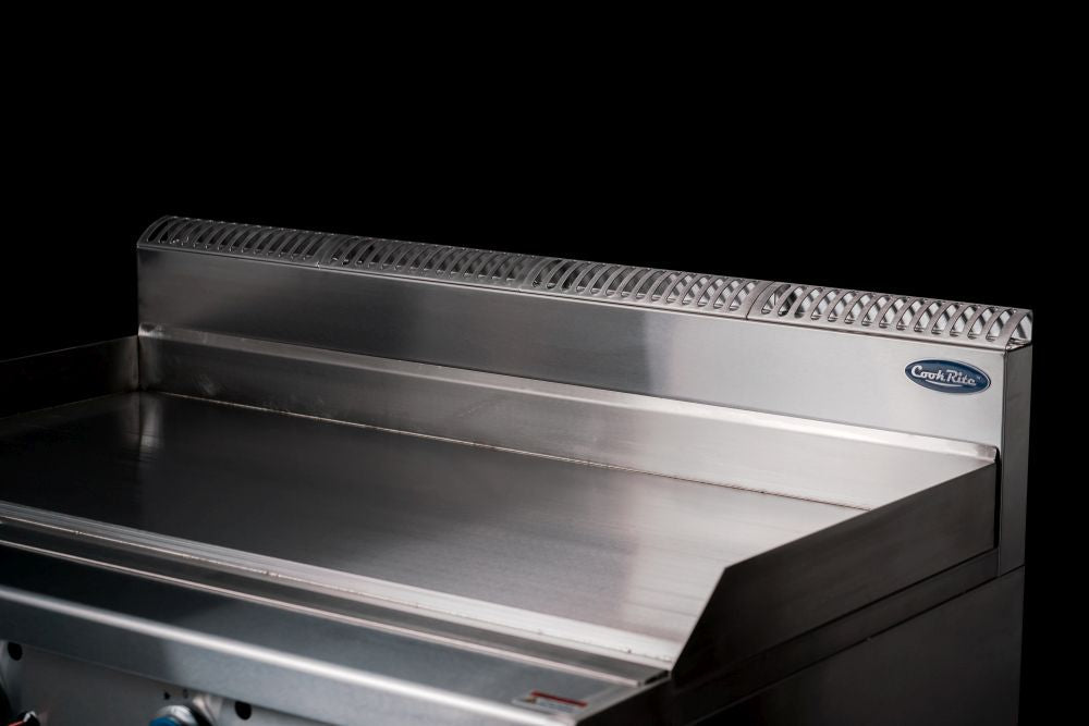 CookRite Freestanding Gas Griddle 1200mm Hotplate with Stand AT80G12G - F - Commercial Kitchen Appliances