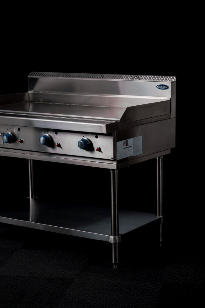 CookRite Freestanding Gas Griddle 1200mm Hotplate with Stand AT80G12G - F - Commercial Kitchen Appliances