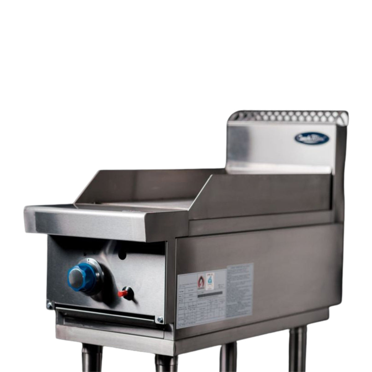 CookRite Freestanding Gas Griddle 300mm Hotplate with Stand NG AT80G3G - F - NG - Commercial Kitchen Appliances