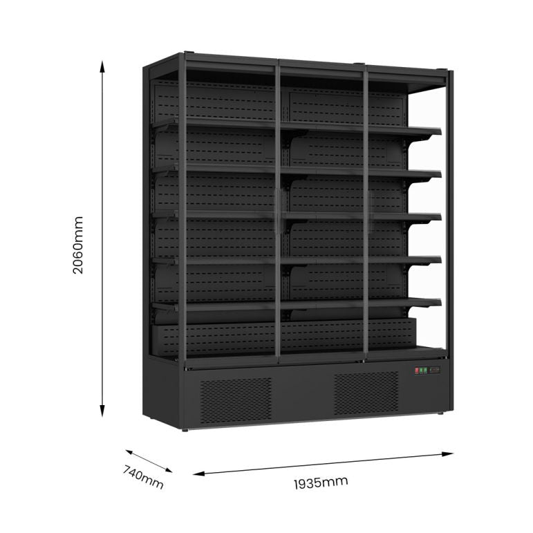Thermaster Supermarket Panorama 3 Door Chiller Display DC-187B