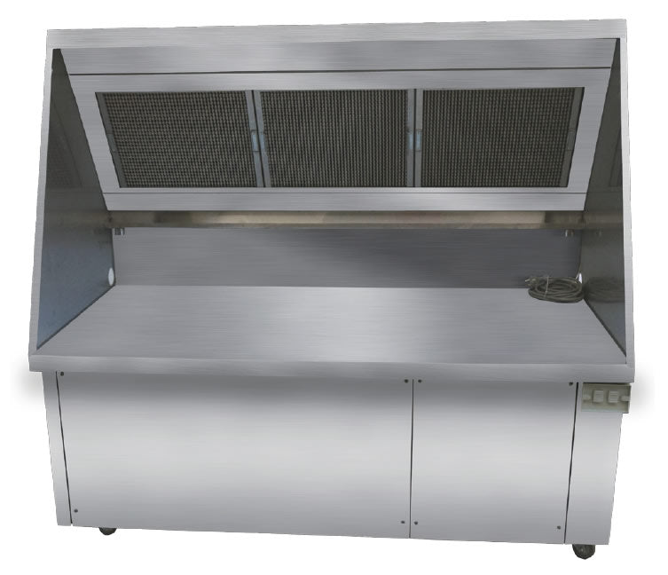 Simcohood DH1500-850D Ductless Exhaust Hood System 1500mm