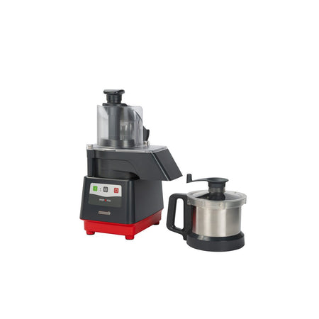 Dito Sama Dito Sama Prep4You Combination Cutter/Slicer 1 Speed 2.6L Stainless Steel Bowl P4U - PS201S - Commercial Kitchen Appliances
