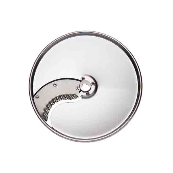 Dito Sama Stainless Steel Pressing/Slicing Disc With Corrugated S - Blades (Balanced) 8 Mm DS650162 - Commercial Kitchen Appliances