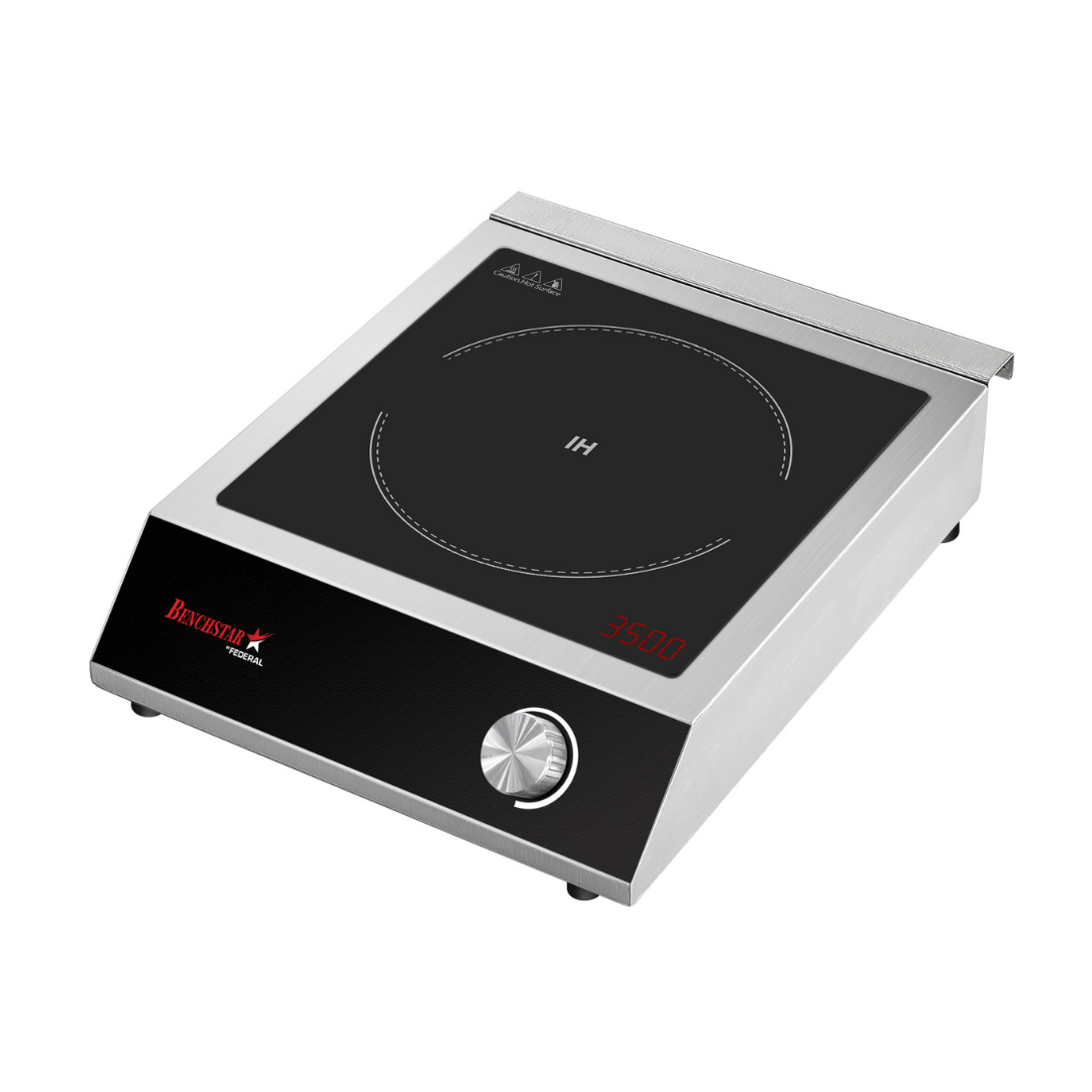 Benchstar Commercial Heat - resistant Ceramic Glass Hob Induction Plate – EIC350M - 1 - Commercial Kitchen Appliances
