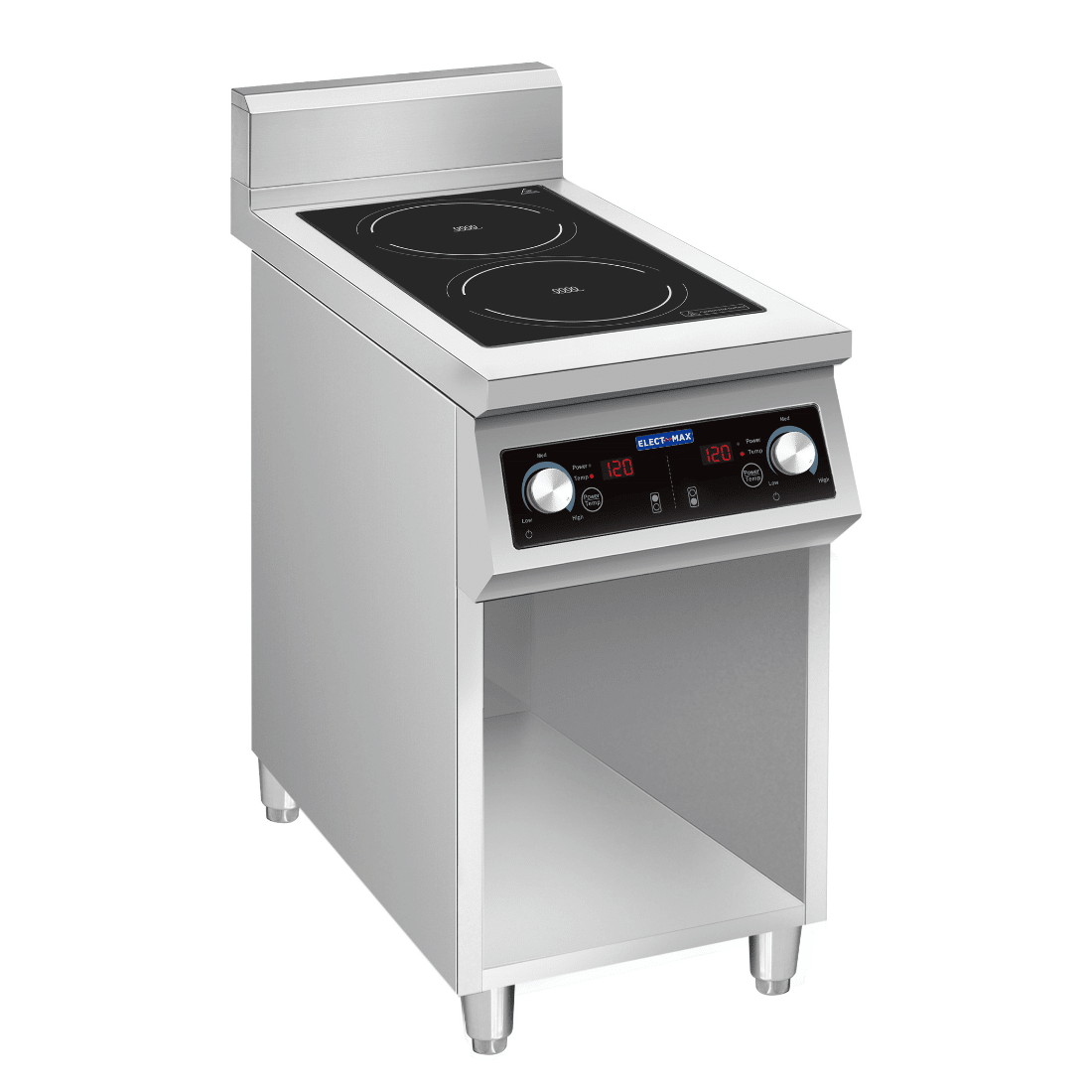ElectMAX 700 Series Induction 2 - Burner Cooker with Splashback EIC7 - 400P - Commercial Kitchen Appliances