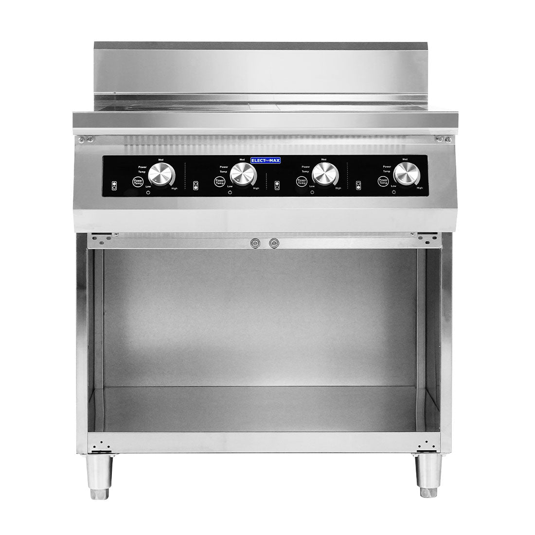 ElectMAX 700 Series Induction 4 - Burner Cooker with Splashback EIC7 - 800P - Commercial Kitchen Appliances