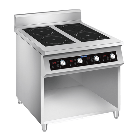 ElectMAX 700 Series Induction 4 - Burner Cooker with Splashback EIC7 - 800P - Commercial Kitchen Appliances