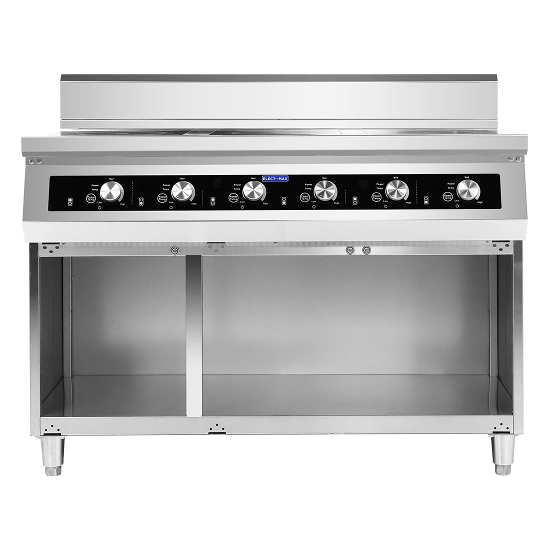 ElectMAX 700 Series Induction 6 - Burner Cooker with Splashback EIC7 - 1200P - Commercial Kitchen Appliances