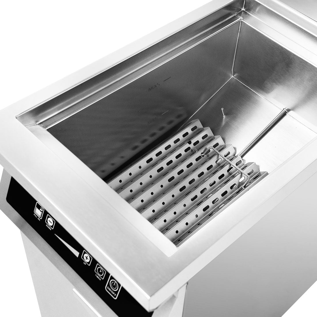 ElectMAX 700 Series Induction Single Fryer with Splashback IFS7-30L - Commercial Kitchen Appliances