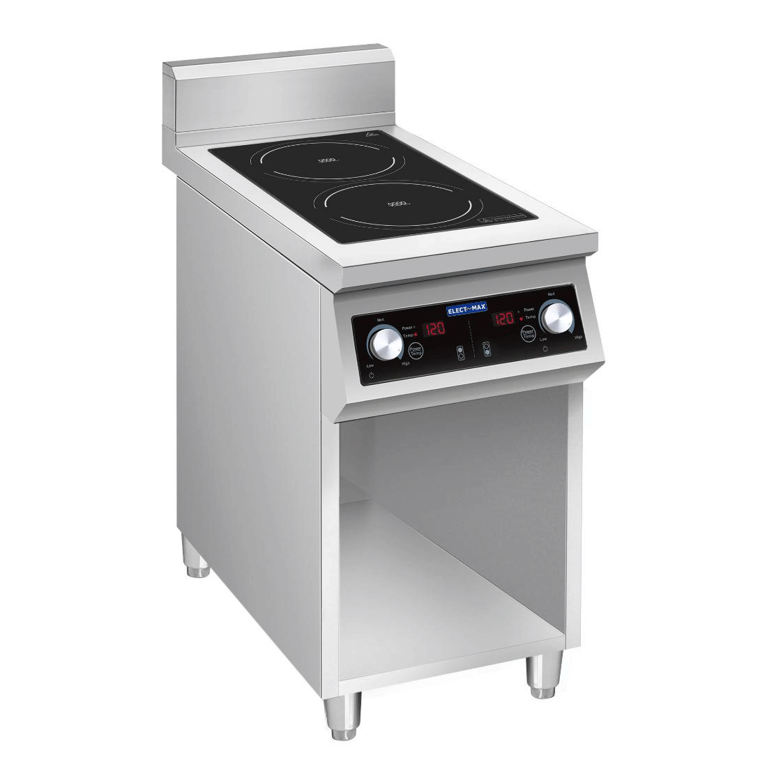 ElectMax 900 Series Induction 2 Buner Cooker with Splashback EIC9 - 400P - Commercial Kitchen Appliances