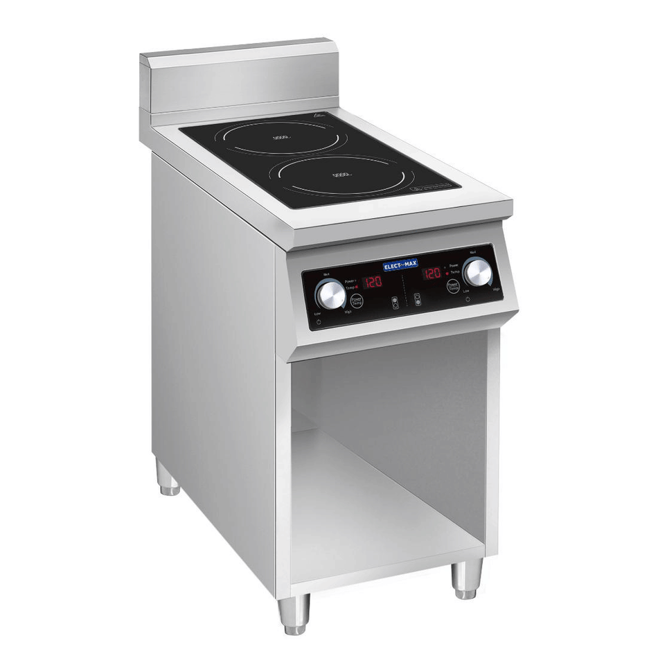 ElectMax 900 Series Induction 2 Buner Cooker with Splashback EIC9 - 400P - Commercial Kitchen Appliances