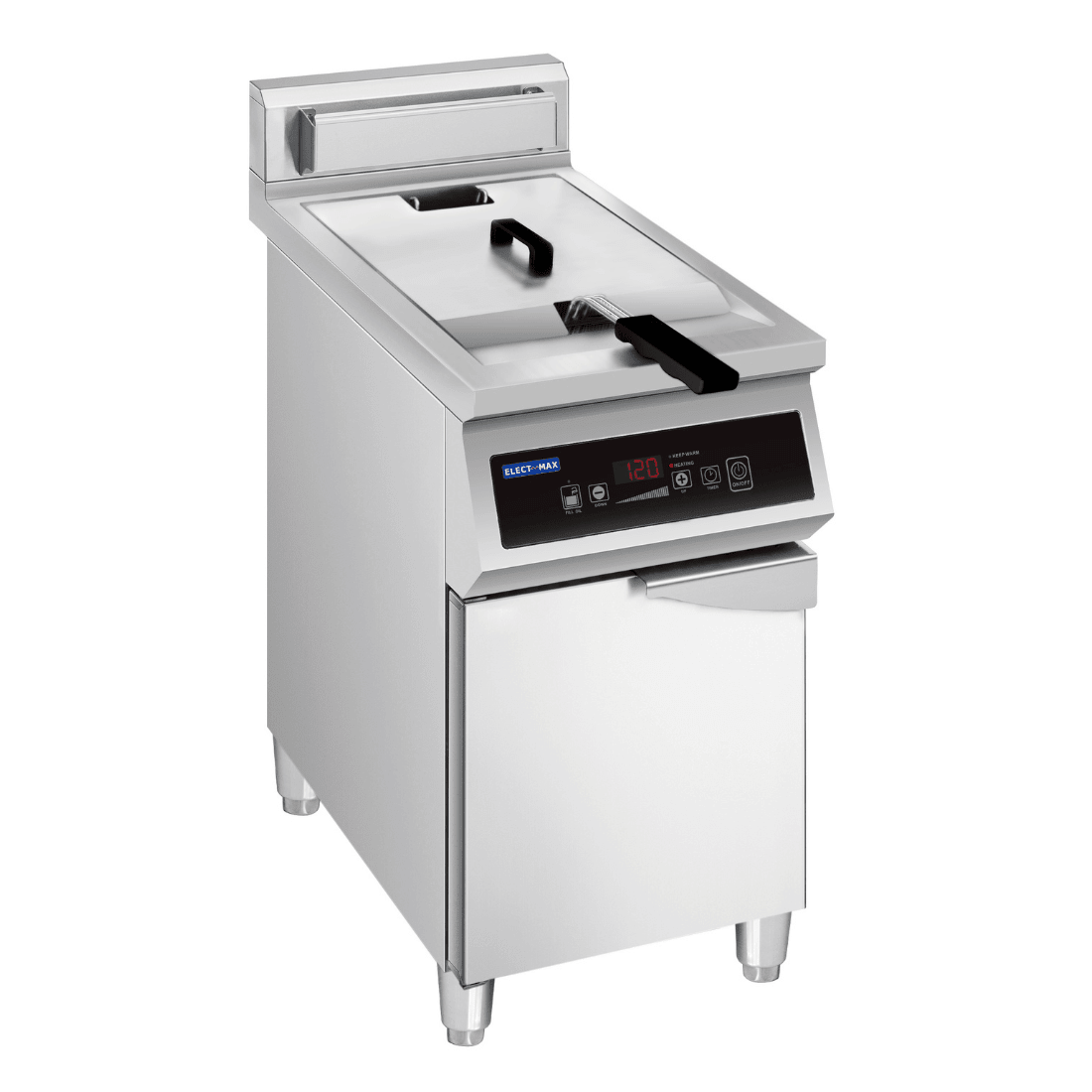 ElectMax 900 Series Induction Single Fryer with Splashback IFS10 - 30L - Commercial Kitchen Appliances