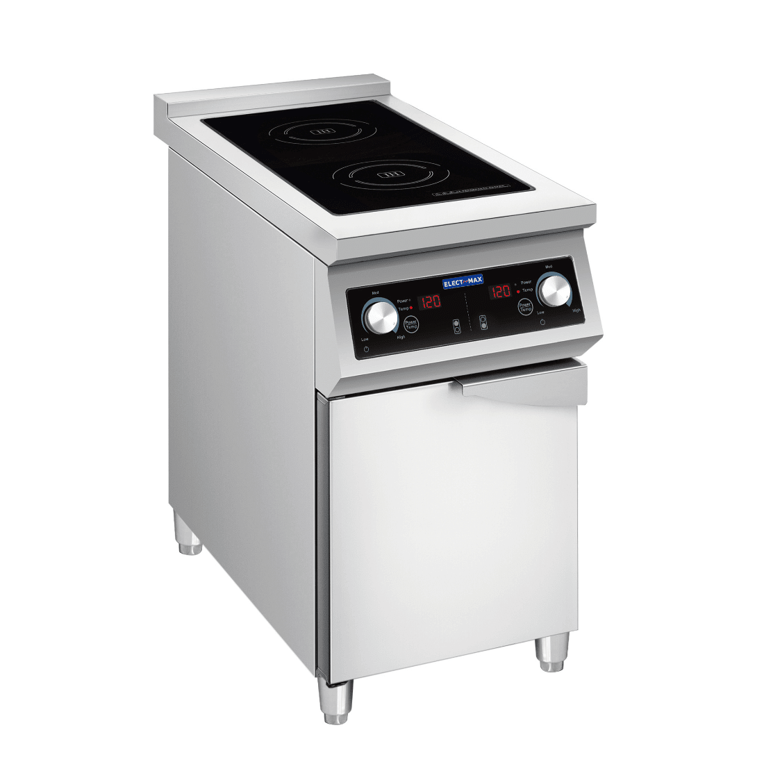 ElectMAX Electmax 700 Series Induction 2 - Burner Cooker With Door EIC400 - Commercial Kitchen Appliances