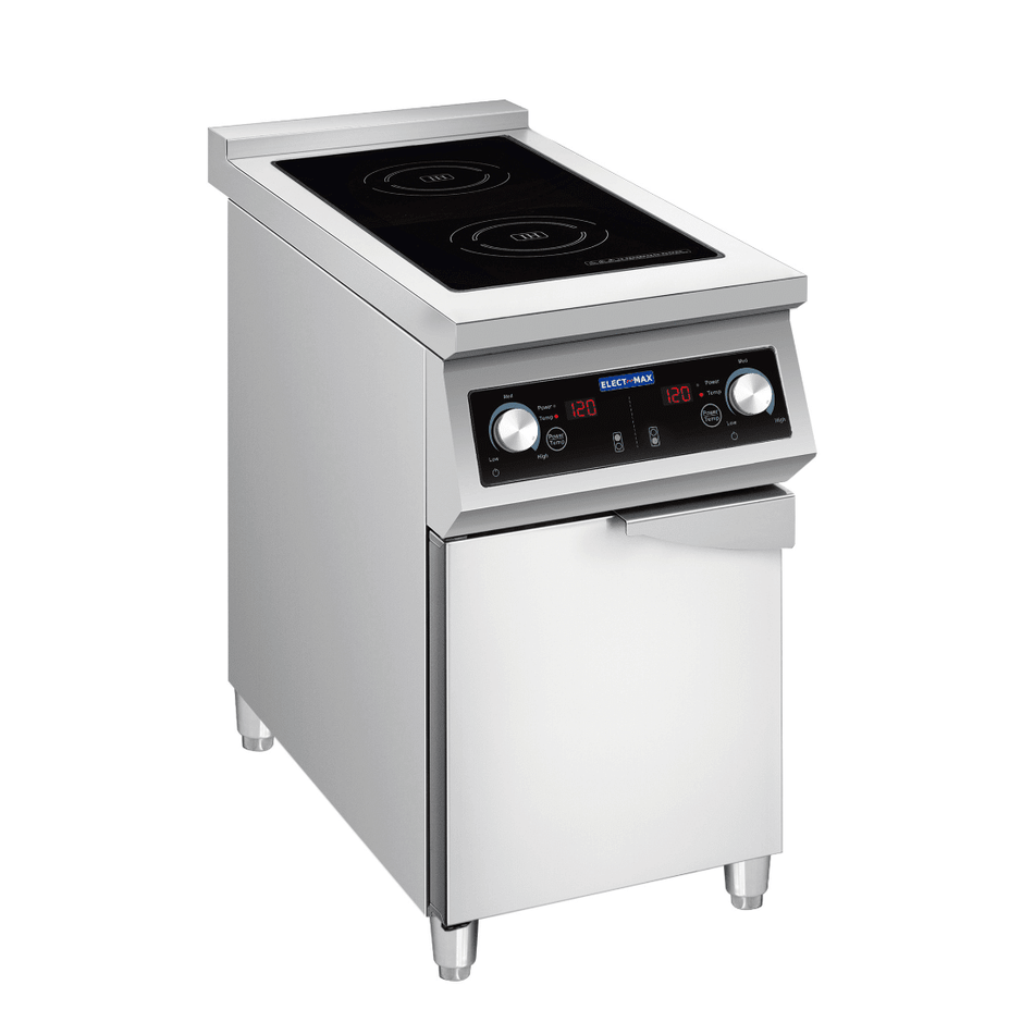 ElectMAX Electmax 700 Series Induction 2 - Burner Cooker With Door EIC400 - Commercial Kitchen Appliances